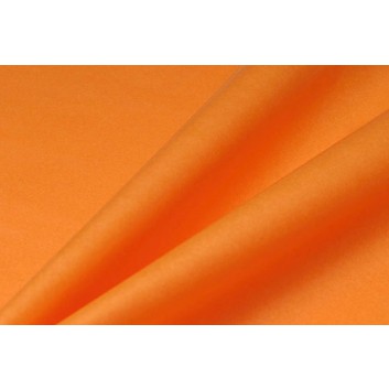  Blumenseide, nassfest; 50 cm x ca. 350 m; uni; mandarin = orange; A29; hochnaßfest, hochreißfest; ca. 33 g/qm; Seidenpapier, glatt, durchgefärbt 
