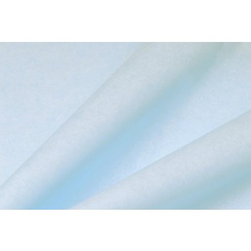  Blumenseide, nassfest; 50 cm x ca. 350 m; uni; blue ice = hellblau; A53; hochnaßfest, hochreißfest; ca. 33 g/qm; Seidenpapier, glatt, durchgefärbt 