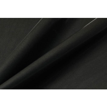  Blumenseide, nassfest; 50 cm x ca. 350 m; uni; schwarz; A17; hochnaßfest, hochreißfest; ca. 33 g/qm; Seidenpapier, glatt, durchgefärbt 