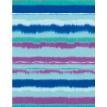  Zöwie Geschenkpapier; 50 cm x 50 m; Streifen, aquarell; wasserblau-blau-lila; 5A2513; Geschenkpapier gestrichen weiß, glatt; 50m-Midirolle 