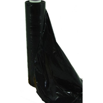  Stretchfolie, schwarz; 50 cm x ca. 250 m (Breite x Länge); ca. 23 my; schwarz 