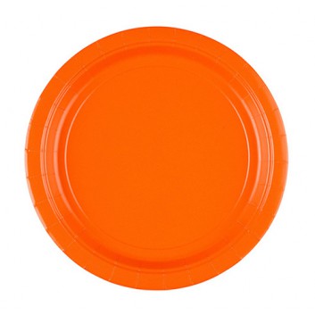  Riethmüller Pappteller; Ø 22,8 cm; uni; orange; Hartpappe; rund 