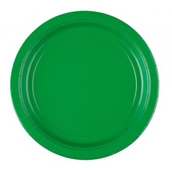  Riethmüller Pappteller; Ø 22,8 cm; uni; dunkelgrün; Hartpappe; rund 