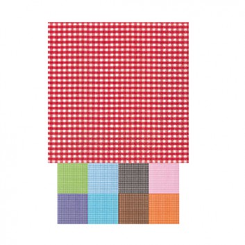  Paper + Design Servietten; 33 x 33 cm; Vichy-Karo / Vichy-Karo New; viele Farben; 3-lagig; 1/4-Falz (quadratisch); Zelltuch 
