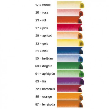  Werola Tischtuch-Rolle Damast; 100 cm x 10 m; uni; uni, viele Farben; Papier, geprägt; Breite x Länge 