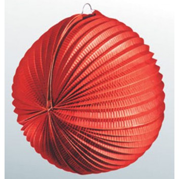  Kögler Lampion; Standard, uni; rot; Ø ca. 34 cm; schwer entflammbar 