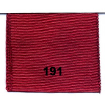  Präsent Geschenkband mit Drahtkante, Standard; 40 mm x 25 m; Lyon: uni; 191 = bordeaux; Textilband; mit Draht 