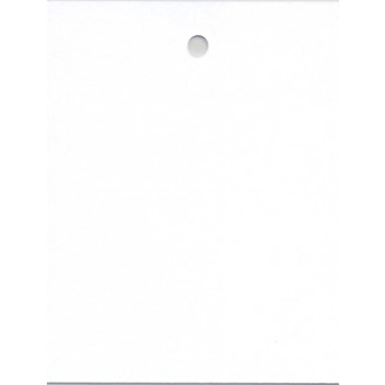 Hängeetiketten; 30 x 40 mm; weiß; blanko; ohne Faden; ca. 30 x 30 mm; Karton; rechteckig; EL-3040BL 