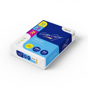  Mondi Color Copy Papier; weiß; DIN A4; 280 g/qm; satiniert; Laserdrucker; perfekte Planlage, sehr gute Opazität; Pack a 150 Blatt 