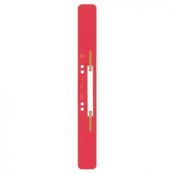  LEITZ Einhängeheftstreifen lang; rot; 310 x 35 mm; Polypropylen; ca. 250 Blatt; Heftmechanik eingezackt; 60 und 80 mm Lochung 