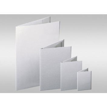  Ursus Jurismappe; grau; für DIN A4; Graukarton (Recyclingqualität); ca. 250 Blatt; 3 Klappen, unbedruckt; ohne Verschlußband 