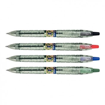  PILOT B2P=Bottel-to-Pen Ecoball Kugelschreiber; verschiedene Farben; 0,27 mm, M = Kugeldurchmesser: 1,0 mm; Geltinte, dokumentenecht 
