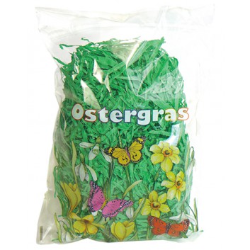  Ostergras; grün; 30g-Pack; in Plastikbeutel verpackt; Marke/Verpackung variiert 