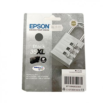  Epson TINTE Epson XL schwarz; T3591; C13T35914010; schwarz; 41,2 ml; 2600 Seiten; Sonderpreis - RESTPOSTEN ab Lager; EXP überschritten 