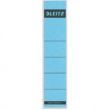  LEITZ Rückenschilder für Handbeschriftung; 39 x 192 mm (kurz/schmal); blau; Papier; permanent; für Handbeschriftung; 10 Blatt; 1 Etikett 